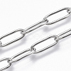Tarnish Resistant 304 Stainless Steel Paperclip Chains CHS-S006-JN957-1-1