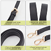 PU Imitation Leather Adjustable Bag Straps AJEW-WH0347-65B-4