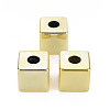UV Plating Acrylic European Large Hole Beads PACR-T005-28C-1