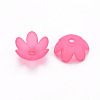 Frosted Acrylic Bead Caps MACR-S371-07A-2