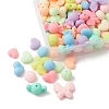 Rubberized Style Acrylic Beads SACR-FS0001-12-3