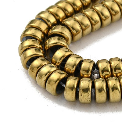 Electroplated Synthetic Non-magnetic Hematite Beads Strands G-K361-A04-03-1
