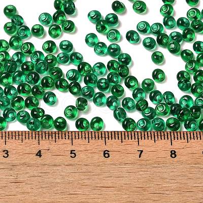 Transparent Colours Glass Seed Beads SEED-P006-02A-09-1
