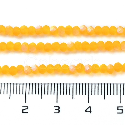 Imitation Jade Glass Beads Strands EGLA-YW0003-19A-04-1