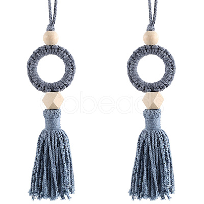 Cotton Woven Pendant Decorations AJEW-WH20054-012B-1