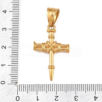 304 Stainless Steel Pendants Ion Plating(IP) STAS-C164-01A-G-1