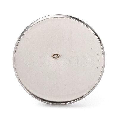 Non-Tarnish Adjustable 304 Stainless Steel Finger Rings Components X-A-STAS-F149-18P-J-1