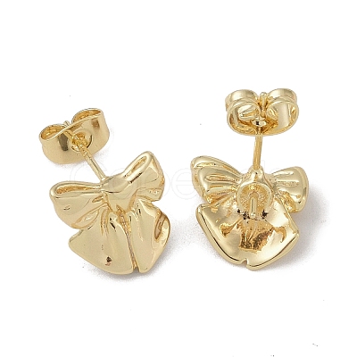 Brass Stud Earring Findings KK-G497-30G-1