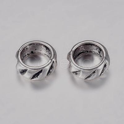 Tibetan Style Alloy Bead PALLOY-E446-16AS-1