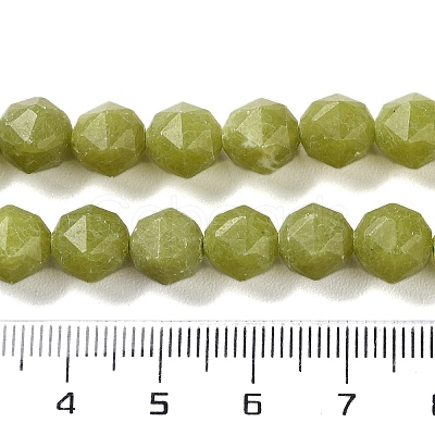 Natural Olive Jade Beads Strands G-NH0021-A17-01-1