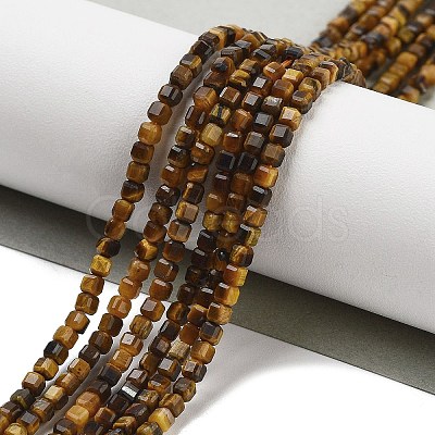 Natural Tiger Eye Beads Strands G-H042-B04-01-1