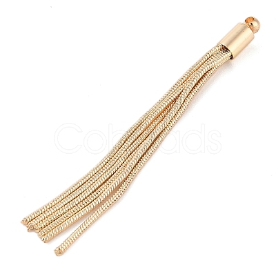 Brass Big Tassel Pendants KK-N256-13G-1