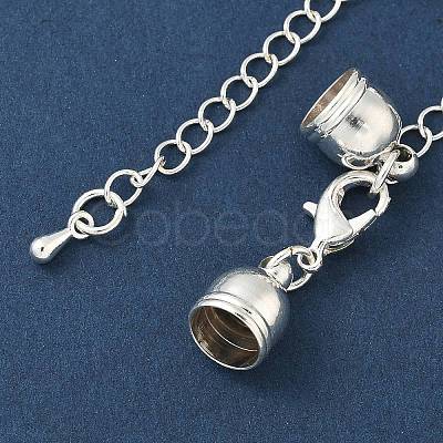 Brass Chain Extender KK-K001-8mm-S-1