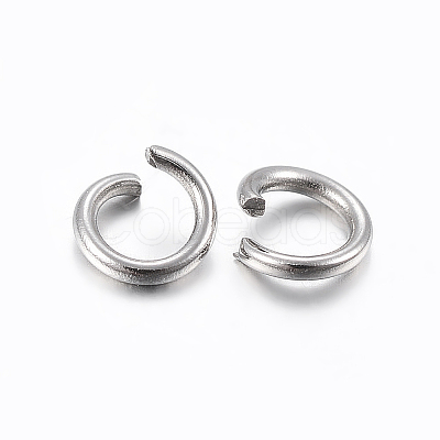 Tarnish Resistant 304 Stainless Steel Open Jump Rings LS-STAS-H437-4x0.8mm-1