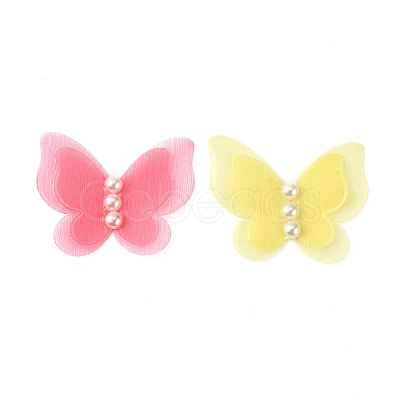 Butterfly Organza Ornaments AJEW-WH0079-F-M-1