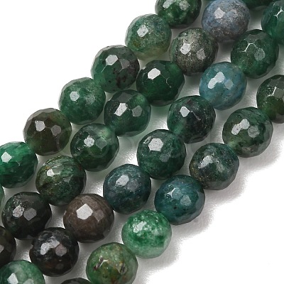Natural Fuchsite Beads Strands GG-CBADA9D-A01-6mm-1