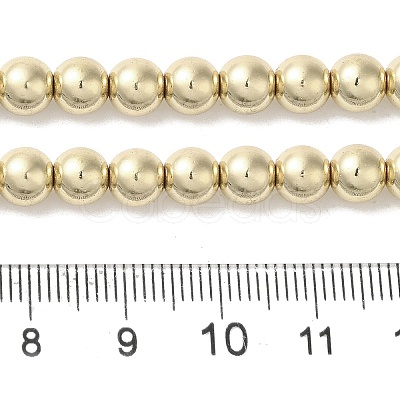 Electroplated Synthetic Non-magnetic Hematite Beads Strands LS-G-I364-C03-G-1