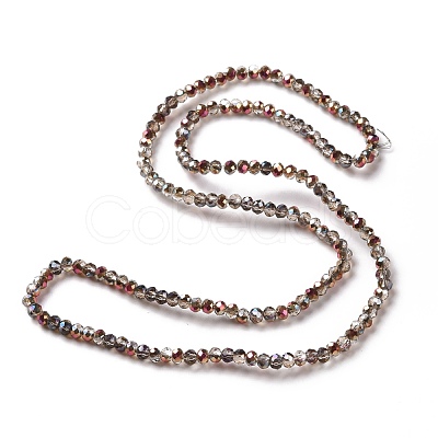 Electroplate Glass Bead Strands EGLA-G014-2mm-HP-D03-1