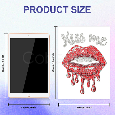 Glass Hotfix Rhinestone DIY-WH0303-555-1