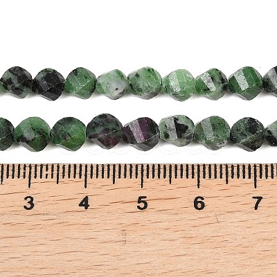 Natural Ruby in Zoisite Beads Strands G-P611-C22-01-1