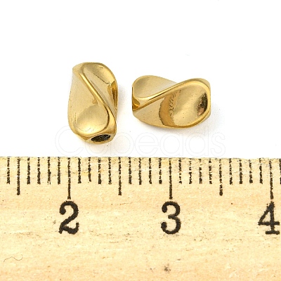 Ion Plating(IP) 304 Stainless Steel Twist Beads STAS-P341-24G-1