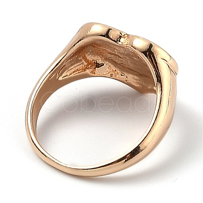 Alloy Enamel Finger Rings RJEW-H539-06B-LG-1