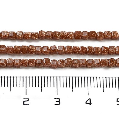 Synthetic Goldstone Beads Strands G-H042-B36-01-1