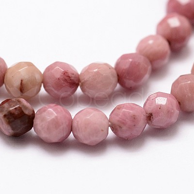 Natural Rhodonite Beads Strands X-G-D840-16-6mm-1