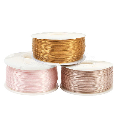 3 Rolls 3 Colors Special Coated Nylon Beading Threads for Seed Beads OCOR-PA0001-01A-1