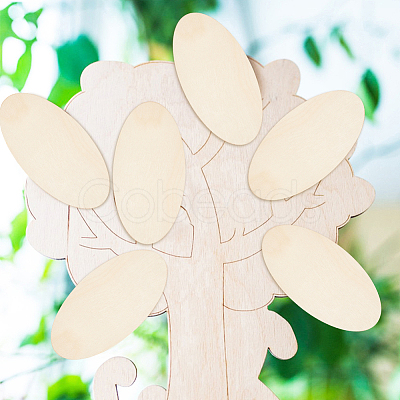 Oval Unfinished Wood Cutouts DIY-WH0604-07D-1