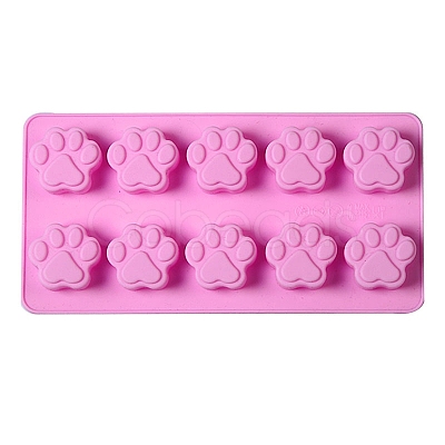 Paw Shaped Fondant Molds LS-DIY-WH0215-44-1