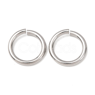 Tarnish Resistant 304 Stainless Steel Open Jump Rings STAS-R065-41-1