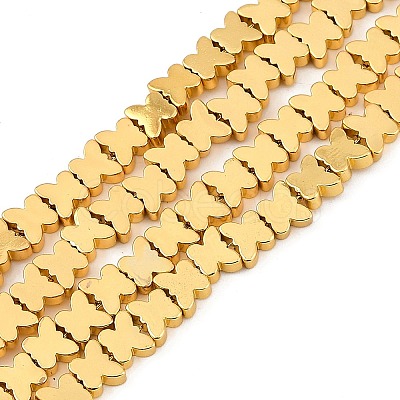 Electroplated Synthetic Non-magnetic Hematite Beads Strands G-C156-02G-1