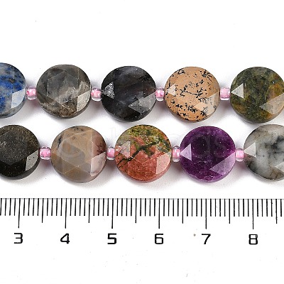 Natural Mixed Stone Beads Strands G-NH0004-049-1