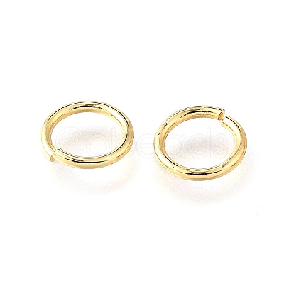 Brass Open Jump Rings LS-KK-V007-004G-07-1