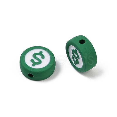 Spray Painted Alloy Beads PALLOY-S038-09A-1
