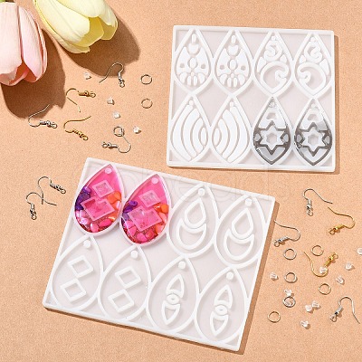 DIY Teardrop Earring Kits DIY-YW0012-77-1