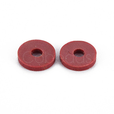 4 Colors Handmade Polymer Clay Beads CLAY-N011-032-07-1