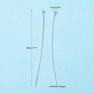 Brass Ball Head Pins LS-RP0.5X45mm-S-1