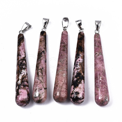 Natural RhodoniteBig Pendants G-T131-17G-1