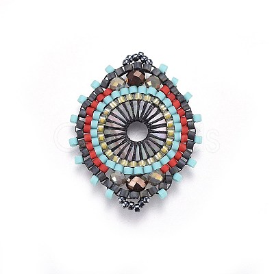 MIYUKI & TOHO Handmade Japanese Seed Beads Links SEED-A029-DA36-1