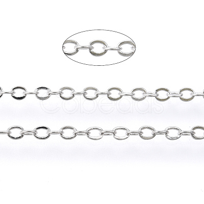 Brass Cable Chains CHC-T008-06A-P-8CM-1