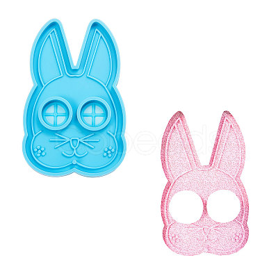 Rabbit Mask Silicone Molds DIY-CJC0001-30-1