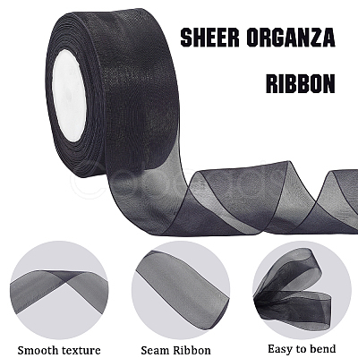 1 Rolls Sheer Organza Ribbon SRIB-CY0001-22C-09-1