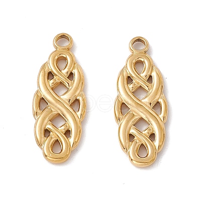 Ion Plating(IP) 201 Stainless Steel Pendants STAS-K242-11G-1