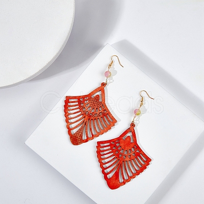 DIY Dangle Earring Making DIY-PH0027-74-1
