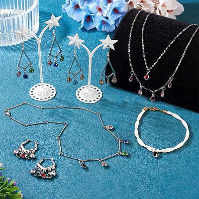 20Pcs Faceted Glass Charms RGLA-TADJ0001-01E-1
