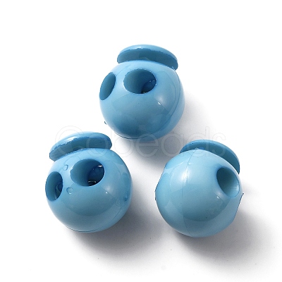 Plastic Cord Locks FIND-WH0147-54D-1