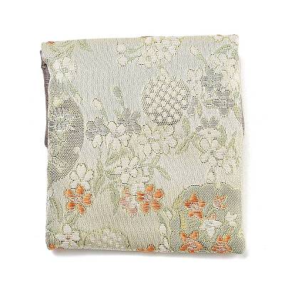 Flower Print Cloth Jewelry Storage Bags ABAG-A009-04A-1