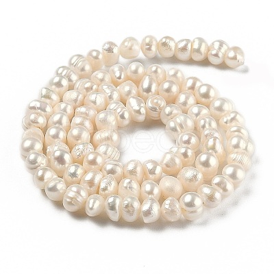 Natural Cultured Freshwater Pearl Beads Strands PEAR-L033-01-1